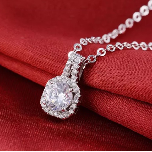 💙Sterling Silver Pendant Necklace - Picture 3 of 4